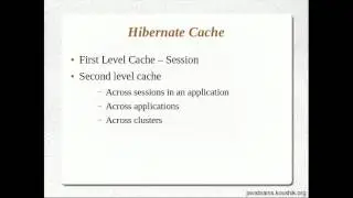 Hibernate Tutorial 32   Cacheing in Hibernate