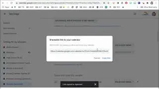 How to make a Google Calendar public