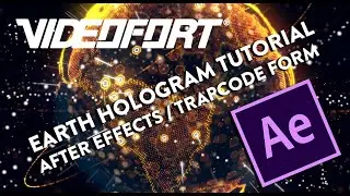 How to Create an EPIC Holographic Planet using Trapcode Form - After Effects CC 2019