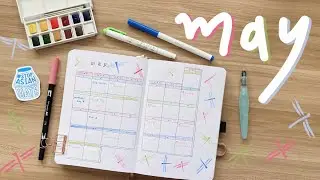 May 2021 Bullet Journal // easy + minimal!