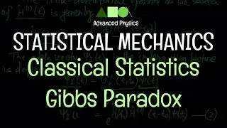 Statistical Mechanics - Classical Statistics : Gibbs Paradox