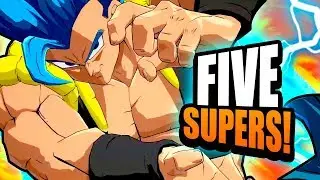 Gogeta Has FIVE SUPERS! First Gogeta Gameplay DBFZ