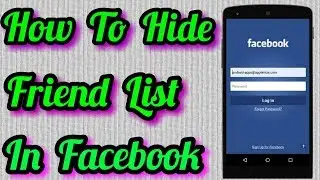How To Hide Friend List On Facebook In Mobile