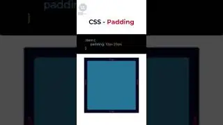 How does padding work on CSS? #shorts