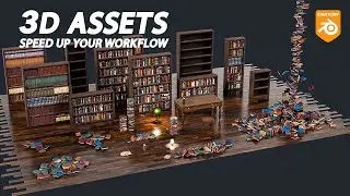 The power of Asset Library in Blender