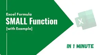 SMALL Function in Excel 