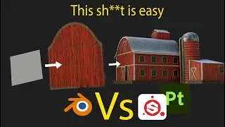Texturing in substance painter vs blender