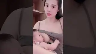 Mama Cantik menyusui bayi#cantik#