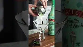 St Patrick’s day mint cocktail 