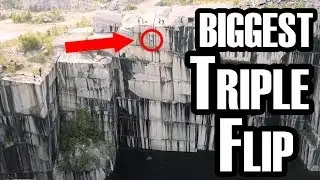 MASSIVE TRIPLE FRONTFLIP | 112 FT VERMONT CLIFF JUMPING | 4K