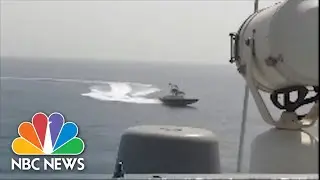 Watch: U.S. Navy Ships In Tense Encounter With Iranian Military Speedboats