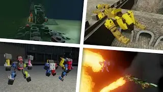 Brickmecha LEGO robot transformers animation compilation 40