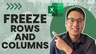 How to Freeze A Row Or Column In Excel | Office 365