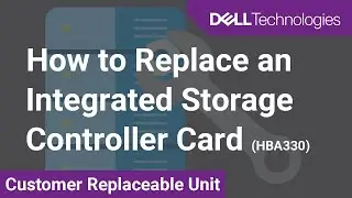 How to replace an Integrated Storage Controller Card (HBA330) of VxRail E560, E560F, or E560N