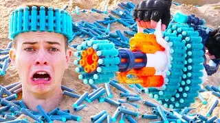 Nerf War: Million Subscribers Battle 1