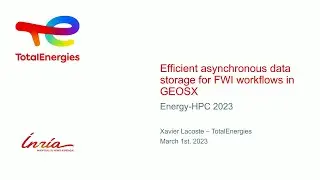 Technical Talk: Efficient Asynchronous Data Storage for FWI Workflows in GEOSX