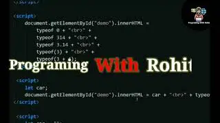 Intro Of Programing with Rohit | Introduction | coding | Programing | #Html #css #javascript