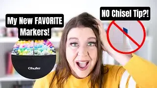 No Chisel Tip Ohuhu Alcohol Markers + Giveaway!