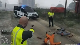 LSPDFR GTA 5 PC - Guardia Civil Trafico Dia 30 (Accidentes y Detenciones con la Fiat Scudo)