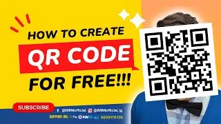 How To Create A QR Code for Free | Using Canva | iMiMofficial 