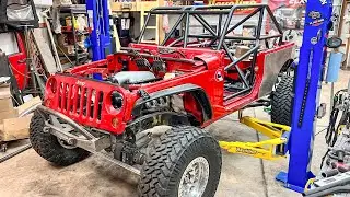 The Ultimate Jeep Wrangler Race Build Continues! Ep14