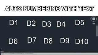 AUTO NUMBERING WITH ALPHABET IN 1 CLICK