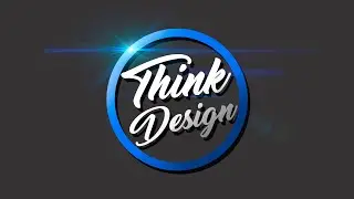 Think Design logo - Photoshop Tutorial - SpacesUz