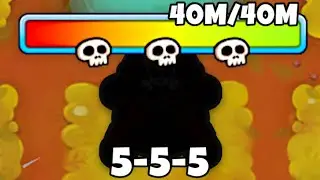 Can ONE 5-5-5 Tower Beat An ELITE Boss? (Bloons TD 6)