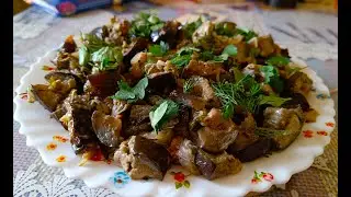 Баклажаны со сметаной и чесноком!Вкусная закуска!Eggplants with sour cream and garlic! Super snack!