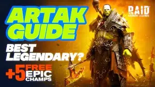 🏆Artak Raid Guide 👑 Artak Raid Shadow Legends FREE Legendary Build & Masteries | Is he the BEST❓💪