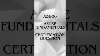 AZ 900 Exam Questions 2024 || Azure Fundamentals || PDF Download 