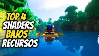 SHADERS para PC DE BAJOS RECURSOS | Top 4 Shaders SIN LAG Minecraft 1.20.X