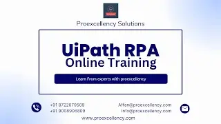 UiPath RPA Online Training and Corporate training by Proexcellency