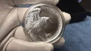 2.5 oz Silver 2019 American Library  Medal unboxing.. United States Mint Rant!