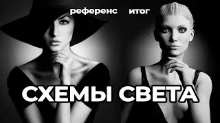 Как сделать крутую схему света для чёрно-белой фотографии | Схемы света #2