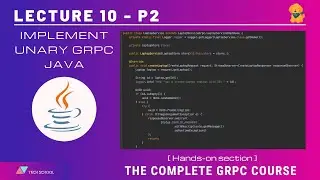 [gRPC #10.2] Implement unary gRPC API - Java