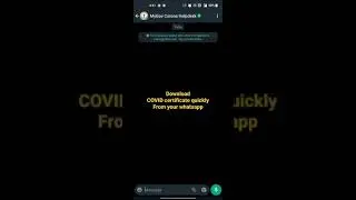 Download Covid certificate quickly #covid19 #certificate #shorts #ytshorts #youtubeshorts