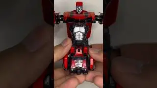 Red Sport Car Toy Transformers #shorts #cars #toys