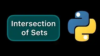 Python intersection of sets #Shorts