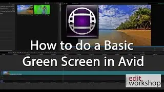 How to do a Basic Green Screen in Avid Media Composer