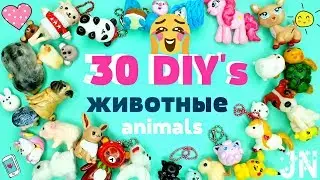 30 Animal themed DIY’s! BIG Polymer Clay Compilation