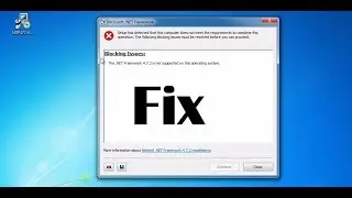 Windows 7  Fix .Net Framework 4.7.2 is not supported on this operating system