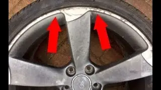 How to Repair Curb Rash on Alloy wheel rim