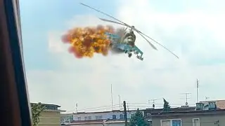 Helicopter crash - CGI [Blender] #shorts