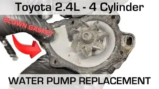 How to Replace the Water Pump on Toyota 2.4L Engines (2002-2009 Camry & More)