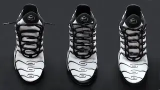 3 WAYS HOW TO LACE NIKE AIR MAX PLUS | Laces Styles