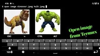 How to display images on Termux | How to open image from Termux