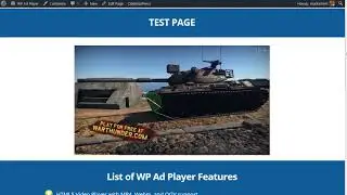 WP Bakery Addon - Adsense for Video / Google IMA HTML Video Player