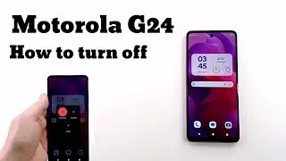 Motorola G24 How to turn off