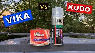Лак универсальный KUDO или лак VIKA Какой лак лучше после покраски мелких частей кузова автомобиля